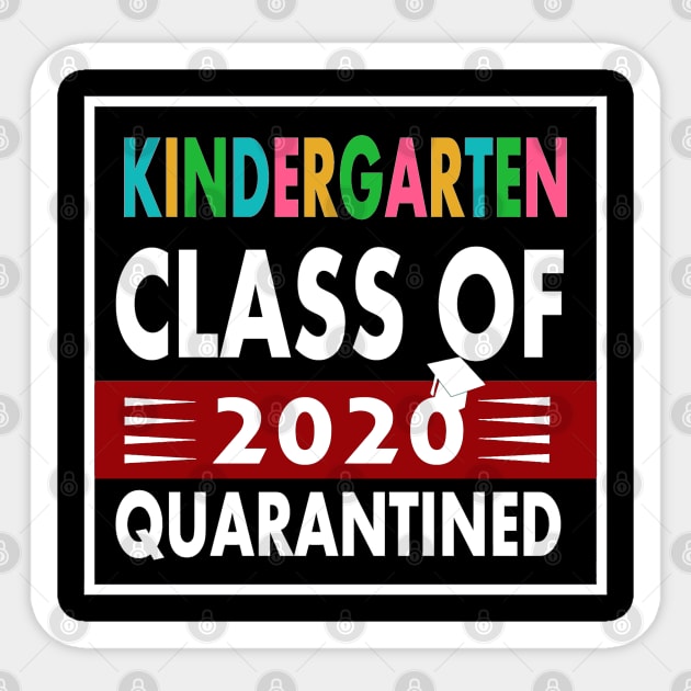 Kindergarten Class Of 2020 Quarantined Sticker by fabecco